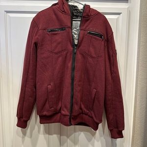 Fox Sasquatch hoodie large red